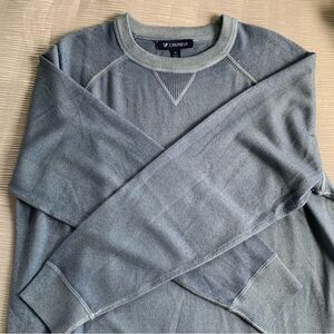 DANIEL CREMIEUX Men’s Sweater Bijou Blue Soft 100% Merino Wool‎ Crewneck SIZE XL